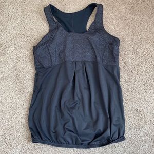 Maternity workout top with sports bra